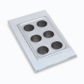 Vollrath Adaptor Plate, w/Six Holes For 78710 Bain Marie Pots