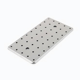 Vollrath, Super Pan V False Bottom, 1/2 Size, S/S, 3/8" Drain Holes