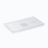 Vollrath, Super Pan Solid Cover, 1/4 Size, Clear, Low-Temp Polycarbonate