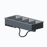 Vollrath 4 Well Hot Mod Drop-In w/Thermostatic Control and Manifold Drains, AMPS 14.4-16.7