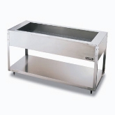 Vollrath Servewell Cold Food Table, 4 Pan, Non-refrig, S/S
