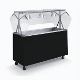 Vollrath, Mechanically Refrigerated Cold Food Pan w/Black Wrapper, 46"L x 24"W x 57"H