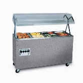 Vollrath, 4 Well Hot Food Station w/Granite Wrapper, 60" L x 24" W x 57" H, Solid Base, 5-30p