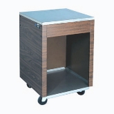 Vollrath, Cashier Station w/Cherry Woodgrain Wrapper, 24" L x 28" W x 35" H, Open Base