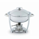 Vollrath, Orion Round Chafer, Built-In Cover Holder, 18/8 S/S, 4 qt