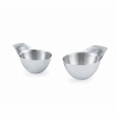 Vollrath Ramekin, 4 oz, 1 1/2" H x 3" dia., 13/16" Handle Length, S/S, Spouted Bowl, Round Handle