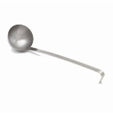 Vollrath Ladle, 1 oz, w/Hooked Grooved 10 3/4" Handle, S/S