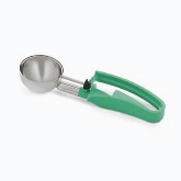 Vollrath Disher, Standard Length, Size 12, 2.80 oz, Green Squeeze