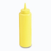 Vollrath Squeeze Bottle, 12 oz, Yellow Plastic