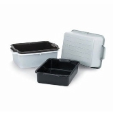 Vollrath Signature Bus/Dish Box, Gray, Heavy Duty Plastic, Single Compartment, 20" x 15 x 5"