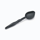 Vollrath Nylon Oval Perforated Spoodle, Black, 3 oz, 3 1/2" x 3" Bowl dia.