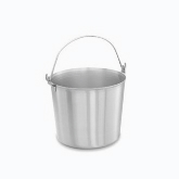 Vollrath Pail, 13 qt, 11 3/8" Top dia., 9 3/8" H, Utility, S/S