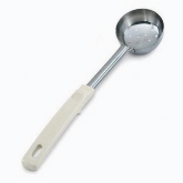 Vollrath Spoodle, 3 oz, Perforated, S/S Color Coded w/Ivory Grip 'n Serv Plastic Handle