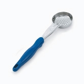 Vollrath, Spoodle, 2 oz, One Piece Heavy Duty, Perforated Round Bowl, Handle Coded Blue, S/S