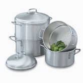 Vollrath Rice/Vegetable Steamer, 3 qt, Aluminum, 3/32" Holes