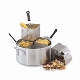 Vollrath Pasta and Vegetable Cooker Set Complete, Aluminum, 18 1/2 qt