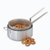 Vollrath Fryer, 12 qt, Aluminum w/o Cover, Heavy Duty, Plated Riveted Handle