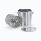 Vollrath Basket Only, Aluminum Steamer Basket w/Bail, 80 qt, 1/2" Holes, For 68272 Boiler/Fryer Set
