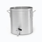 Vollrath Classic Select Stock Pot, 32 qt, w/Faucet, Heavy Duty Aluminum, 2 ga., Natural Finish