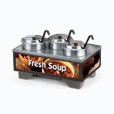 Vollrath, Cayenne Full Size Rethermalizing Soup Merchandiser Base w/Country Kitchen Graphics Accessories