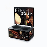 Vollrath Cayenne Twin Well Soup Merchandiser w/Menu Board and Tuscan Graphics, Base w/Menu Board