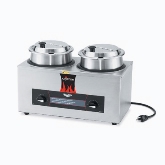 Vollrath, Cayenne Rethermalizer Package, 4 qt, 2 Coated Alum Wells, Individual Controls