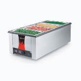 Vollrath Cayenne 4/3 Counter Warmer, S/S Exterior w/Self-Insulating Thermostat Well w/o Drain, US Version
