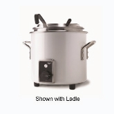 Vollrath Cayenne Retro Stock Pot Kettle Rethermalizer, 7 1/4 qt, Pearl White Finish