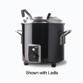 Vollrath Cayenne Retro Stock Pot Kettle Rethermalizer, 7 1/4 qt, Black Black Finish