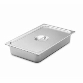 Vollrath, Super Pan V Steam Table Pan Cover, 1/4 Size, Solid, S/S, 10 1/4" x 6 1/4" x 1/2"