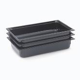 Vollrath, Super Pan Food Pan, Full Size, 2 1/2" Deep, Black, Low-Temp Polycarbonate