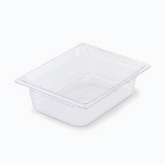 Vollrath, Super Pan Food Pan, 1/2 Size, 2 1/2" Deep, Clear, Low-Temp Polycarbonate