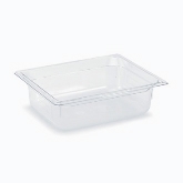 Vollrath, Super Pan Food Pan, 1/2 Size, 4" Deep, Clear, Low-Temp Polycarbonate