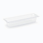 Vollrath, Super Pan Food Pan, 1/2 Long Size, 4" Deep, Clear, Low-Temp Polycarbonate