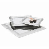 Vollrath, Square Serving Tray, Small w/Integral Handles, 18/8 S/S