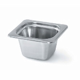 Vollrath, Miramar Decorative Food Pan, 1/6 Size, 1.79 qt, 6" Deep, S/S