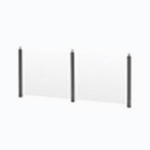 Vollrath, Traditional Breath Guard, Vertical Cafeteria, For Use 5 Well Signature Server