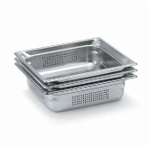 Vollrath, Super Pan 3 Food Pan, Full Size, 1 1/2" Deep, S/S, Perforated