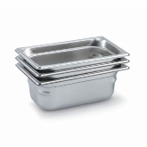 Vollrath, Super Pan 3 Food Pan, 1/4 Size, 3/4" Deep, S/S