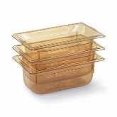 Vollrath, Super Pan 3 Food Pan, 1/4 Size, 6" Deep, High-Temp Amber Plastic