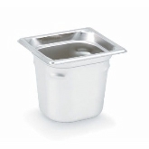 Vollrath, Super Pan 3 Food Pan, 1/6 Size, 8" Deep, S/S