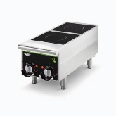 Vollrath, Heavy-Duty Induction Hotplate, 2 Hob, Manual, S/S