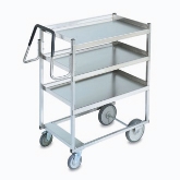 Vollrath Cart, 900 Lb Capacity w/Raised Lower Shelf, 1" Square S/S Tube Frame, (3) S/S 23" x 35" Shelves