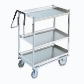 Vollrath Cart, 900 Lb Capacity w/Std Lower Shelf, 1" Square S/S Tube Frame, (3) S/S 23" x 35" Shelves