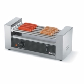Vollrath Hot Dog Grill, Roller-Type, 5 Rollers, 12 Hot Dog Capacity, Variable Temperature Control
