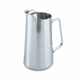 Vollrath Water Pitcher, 2 qt, Straight Sided w/Ice Guard, S/S