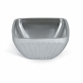 Vollrath Square Double Wall Insulated Serving Bowl, 3.2 qt, S/S
