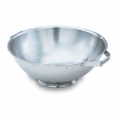 Vollrath Colander, 5 qt, S/S w/Side Handles, Footed Base, 12" dia. 5" Deep