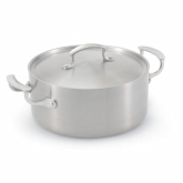 Vollrath Miramar Display Cookware Casserole w/Low/ Dome Cover, 5 qt, S/S Exterior