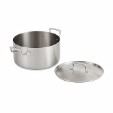Vollrath, Display Cookware Casserole, 7 qt, Miramar, w/Low Dome Cover, S/S Exterior